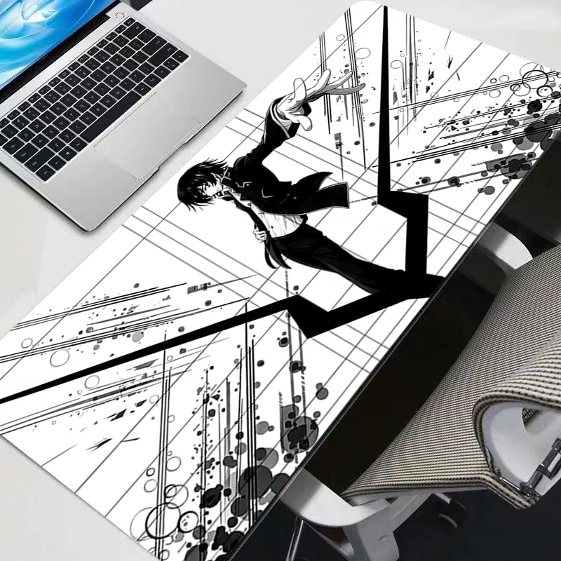 Gaming Laptop Essential Accessories - Beyaz anime Mouse Pad Oyuncu Gerekliliği
