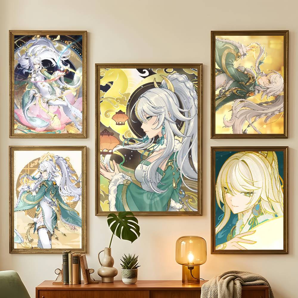 Gaming Accessories Wall - Oyun Wuthering Waves Zibai Posteri Yatak