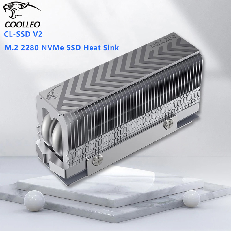 M2 Heatsink Cooler - COOLLEO M.2 2280 NVMe SSD Isı