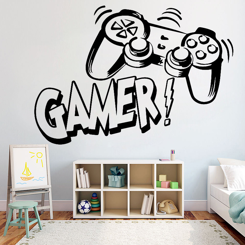 Gaming Accessories Wall - Çocuk Odası için Duvar Sticker video