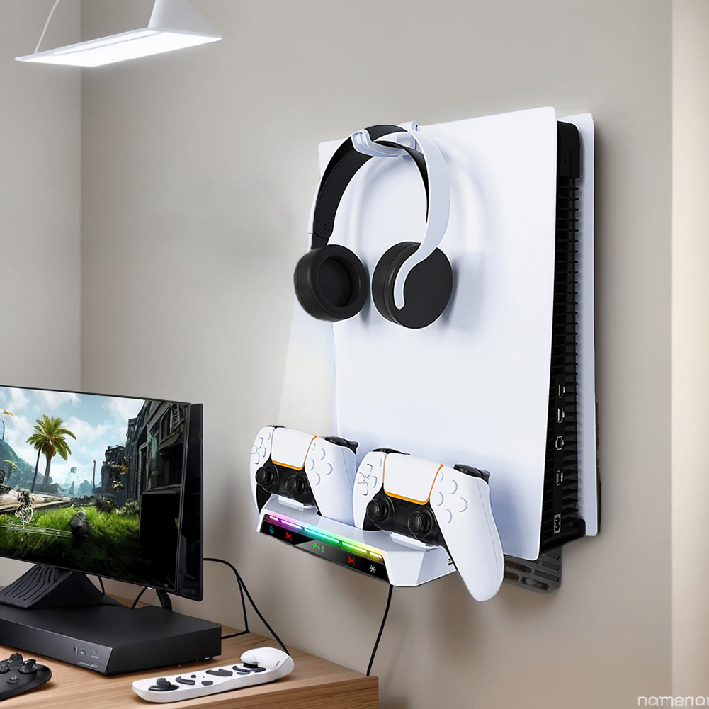 Gaming Accessories Wall - PS5 için/PS5 ince duvar montaj kiti