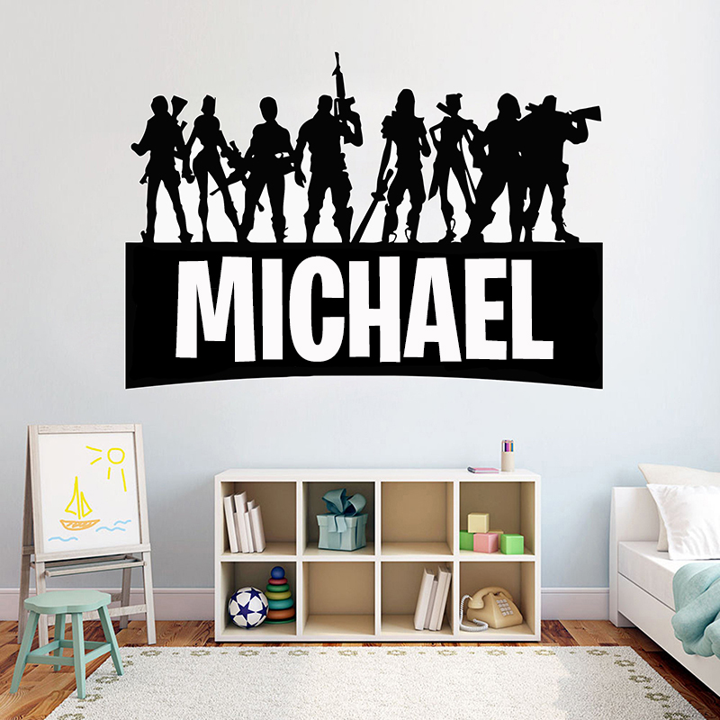 Gaming Accessories Wall - Oyun oyun kişiselleştirilmiş adı duvar dekor