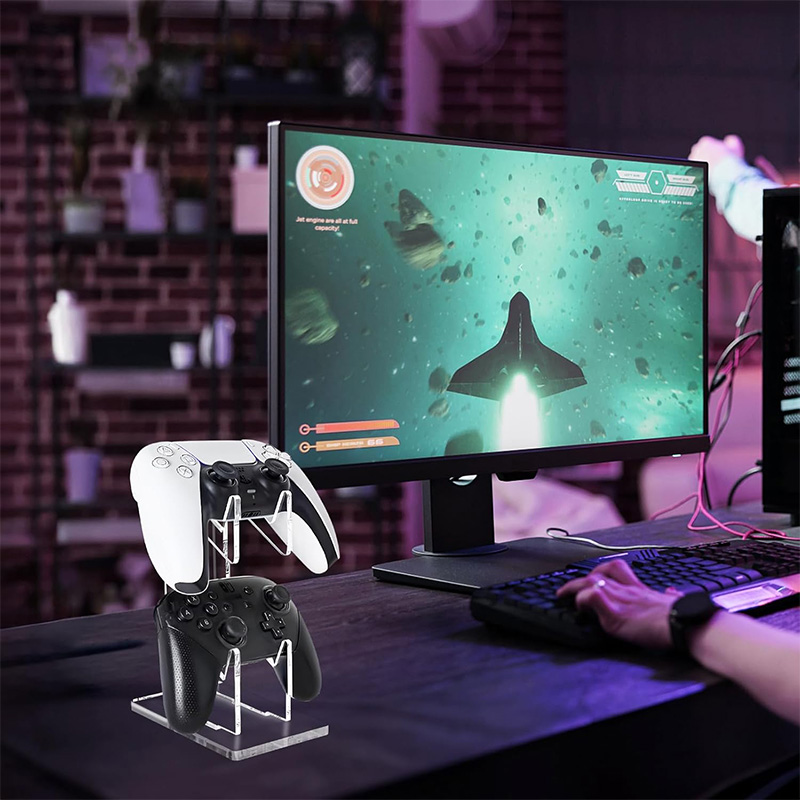 1 adet çift katlı akrilik oyun - Gaming Accessories Rack incelemesi ve fiyatı