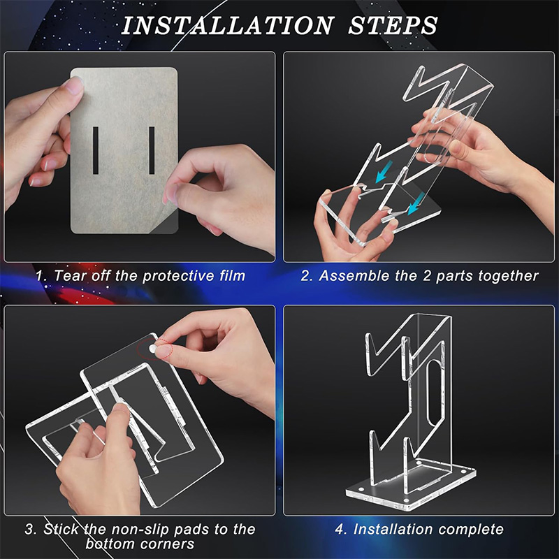 1 adet çift katlı akrilik oyun - Gaming Accessories Rack incelemesi ve fiyatı