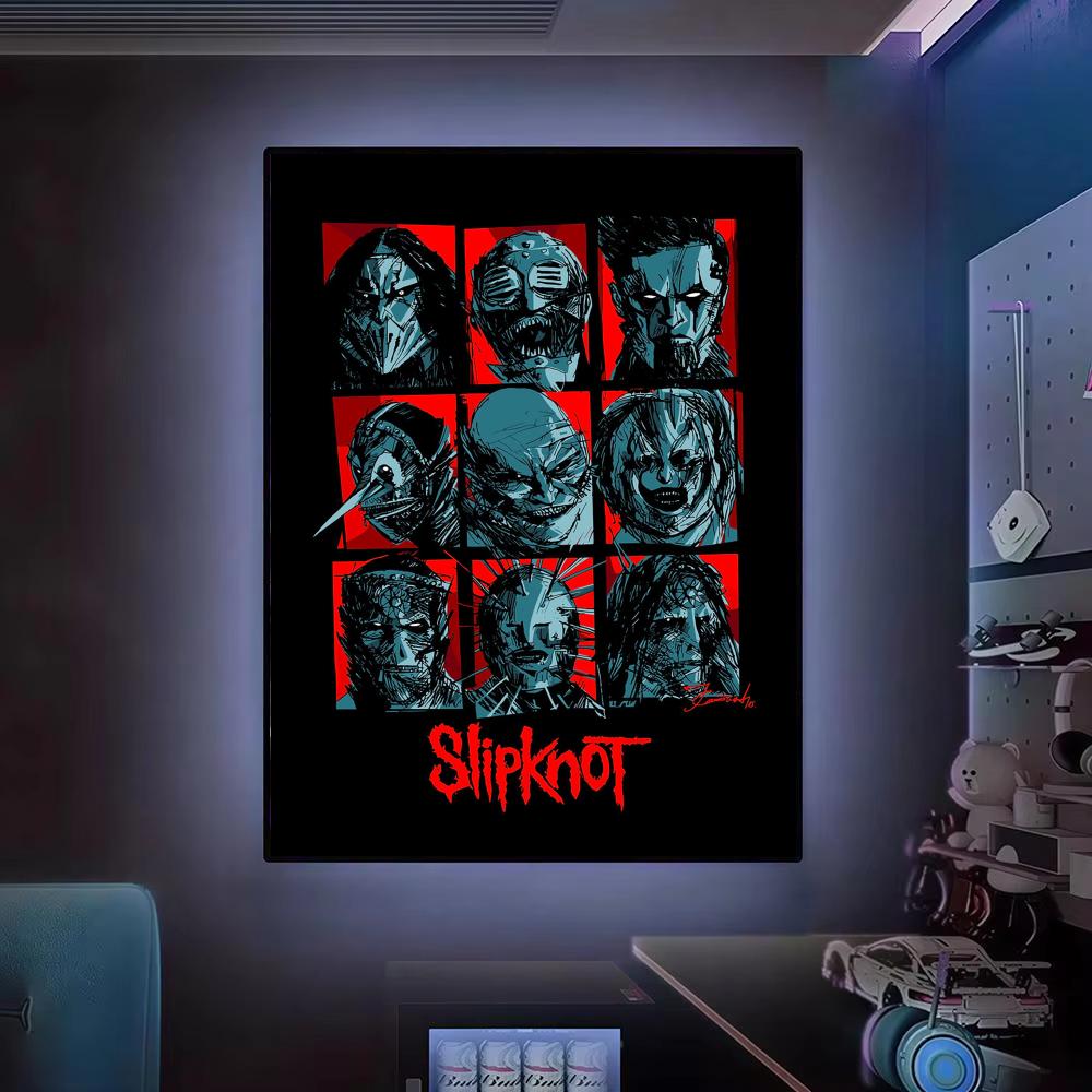 Band S-Slipknot Rock Posteri M - Gaming Accessories Wall incelemesi ve fiyatı