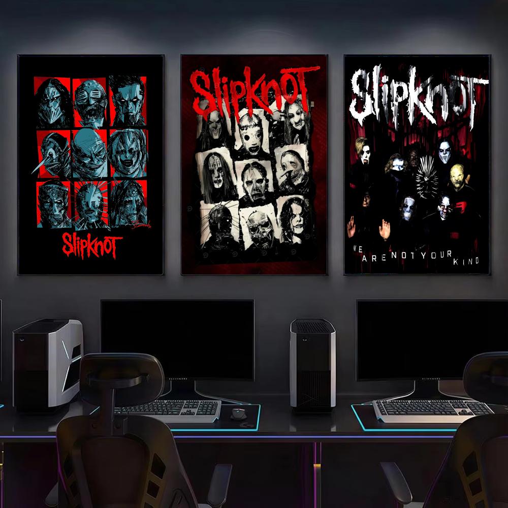 Band S-Slipknot Rock Posteri M - Gaming Accessories Wall incelemesi ve fiyatı