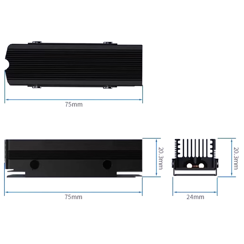 SSD-V3 M.2 NVMe 2280 SSD Soğut - M2 Heatsink Cooler incelemesi ve fiyatı