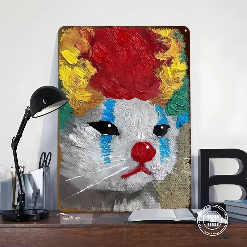 Üzgün ​​Palyaço Kedi Tablosu T - Gaming Accessories Wall incelemesi ve fiyatı