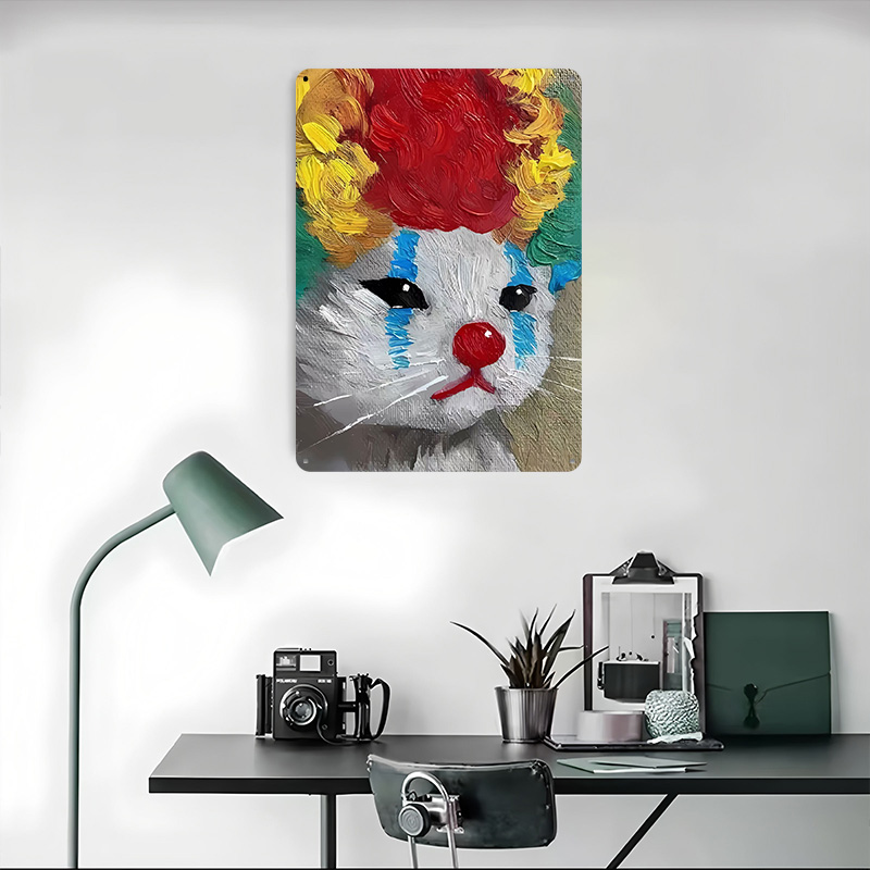 Üzgün ​​Palyaço Kedi Tablosu T - Gaming Accessories Wall incelemesi ve fiyatı