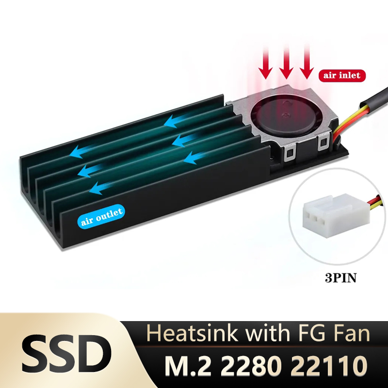 Gdstime M.2 2280 22110 Katı Ha - M2 Heatsink Cooler incelemesi ve fiyatı