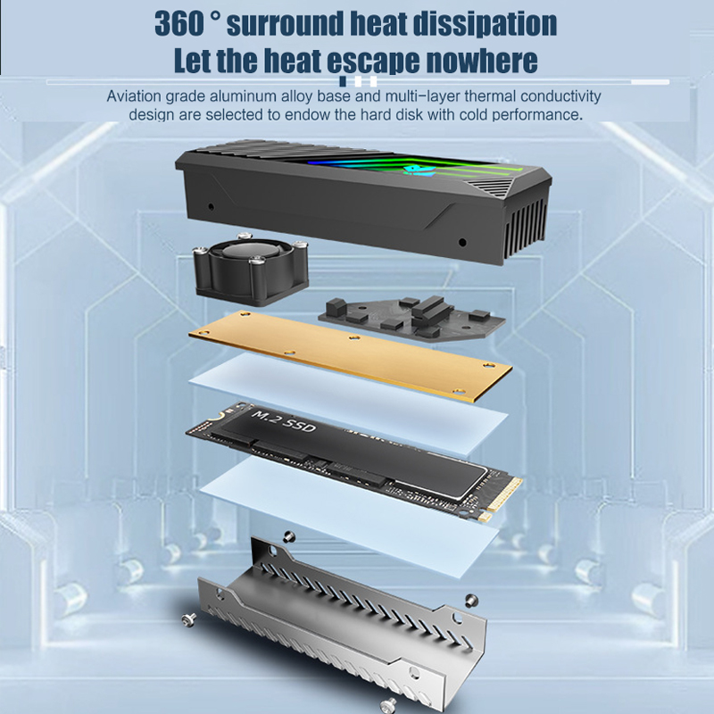 M2 Isı Emici NVMe SSD 2280 Soğ - M2 Heatsink Cooler incelemesi ve fiyatı